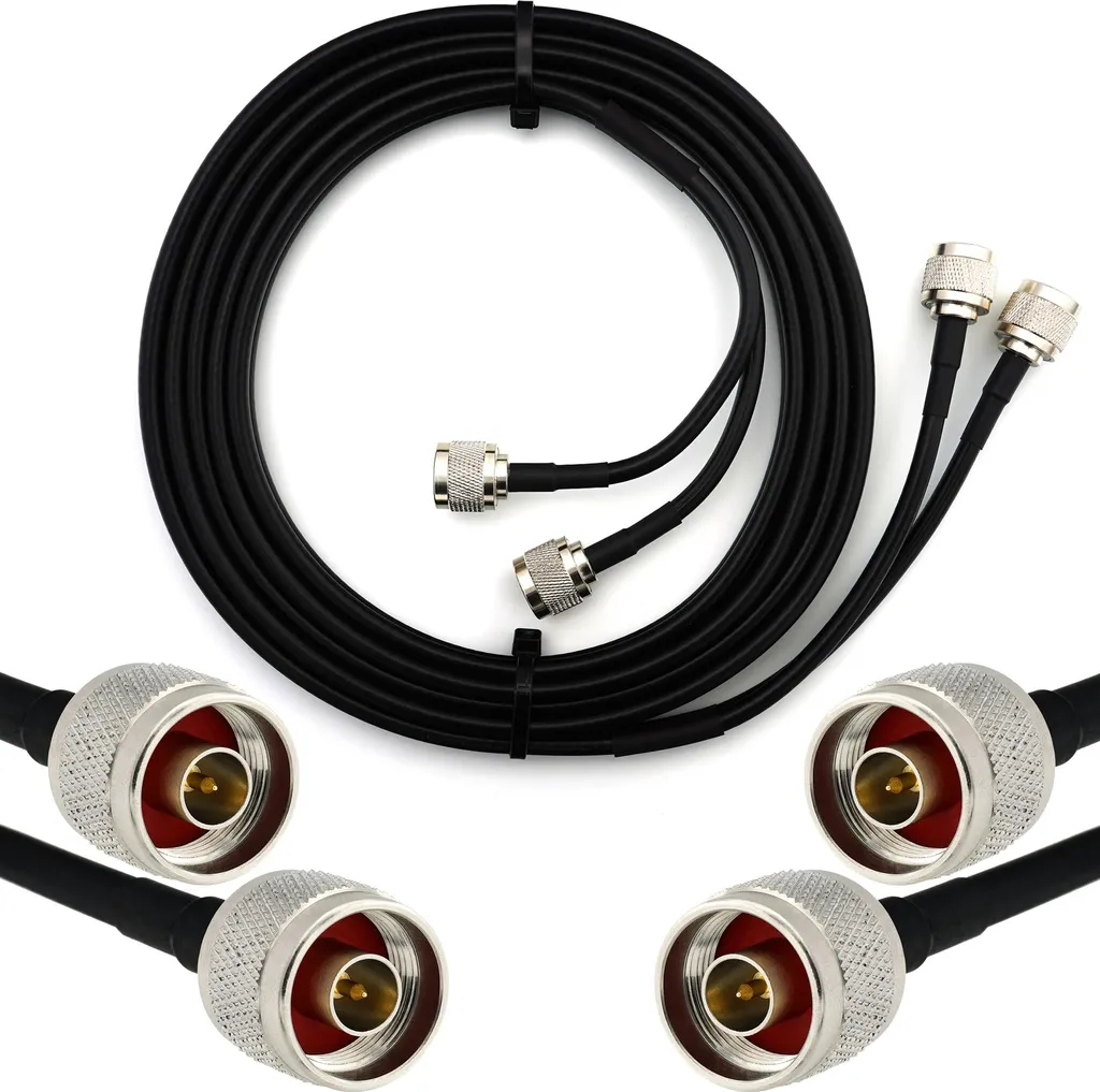 Cavo Antenna HF-240 7m N-Maschio Doppio Low Loss per 5G e LoraWAN