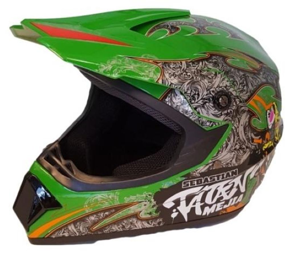 Crosshelm Helm Kinderhelm Motorradhelm Motocross Quad Mejia Produktbild 