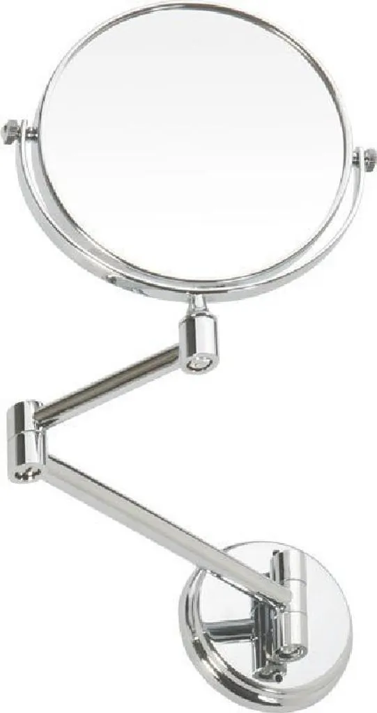 Miroir de maquillage mural avec bras articulé en chrome poli XR005