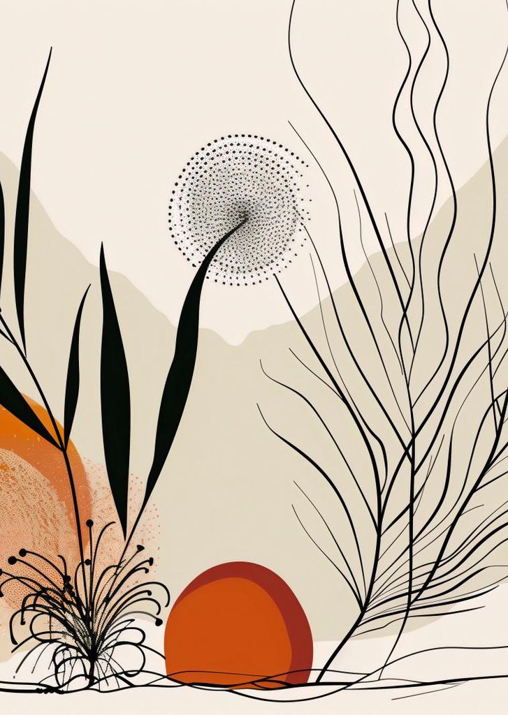Plakat 64x90cm Echo durch die Wüste