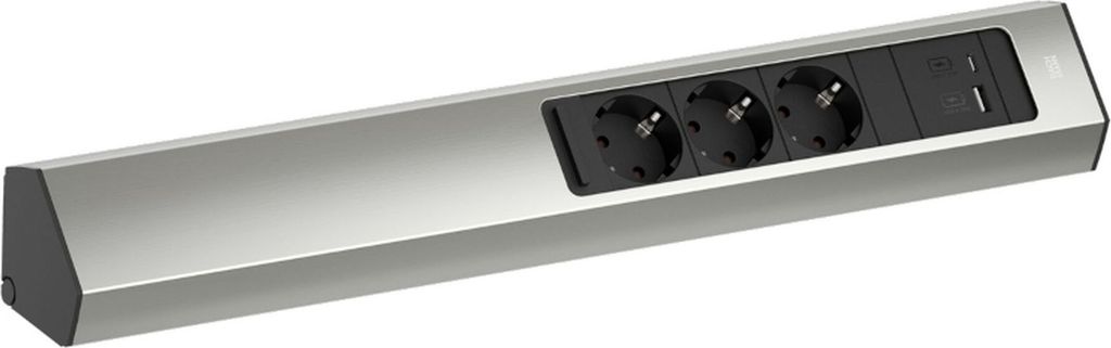BACHMANN CASIA2 3xCEE7/3 1xUSB A/C 22W 2,0m AEH Produktbild 