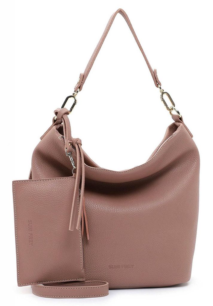 SURI FREY Umhängetasche Schultertasche Orry Hobo Bag Oldrose altrosa
