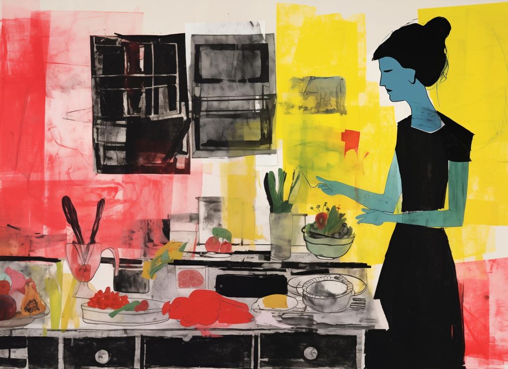 Plakat 55x40cm Kulinarische Überlegungen Beim Kochen