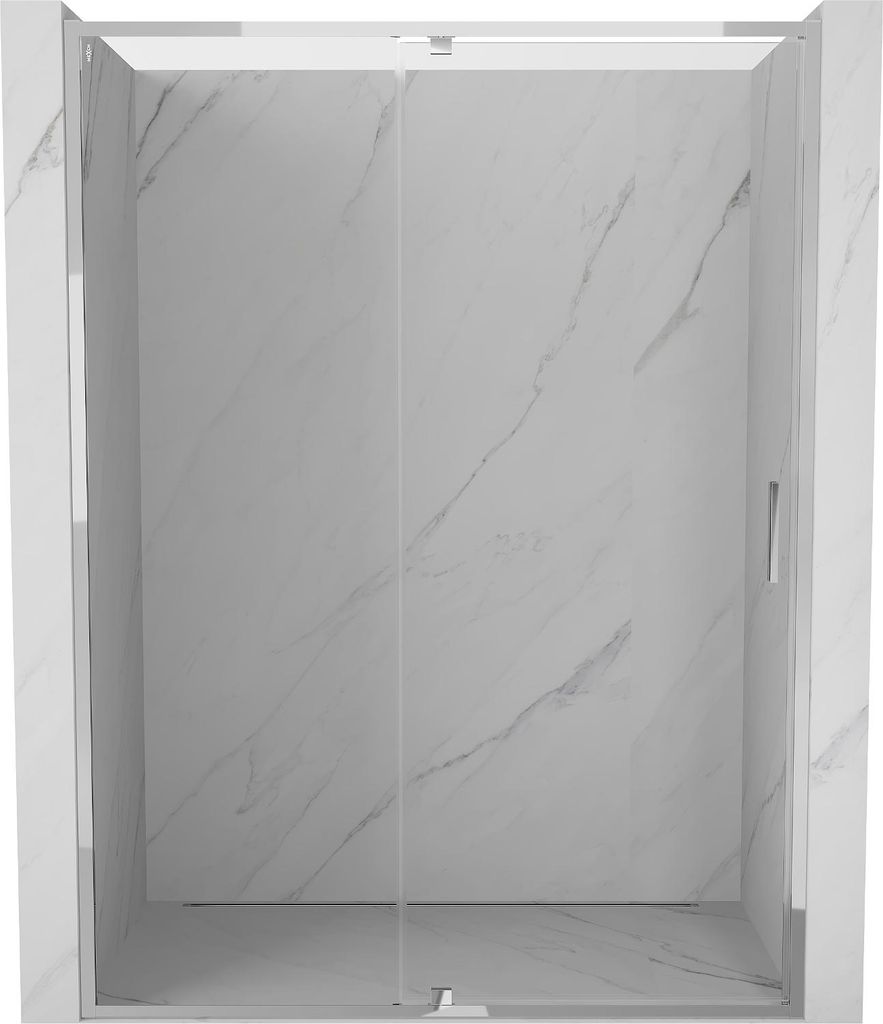 Mexen Exo Duschdrehtür 155 cm, transparent, Chrom - 819-155-000-01-00
