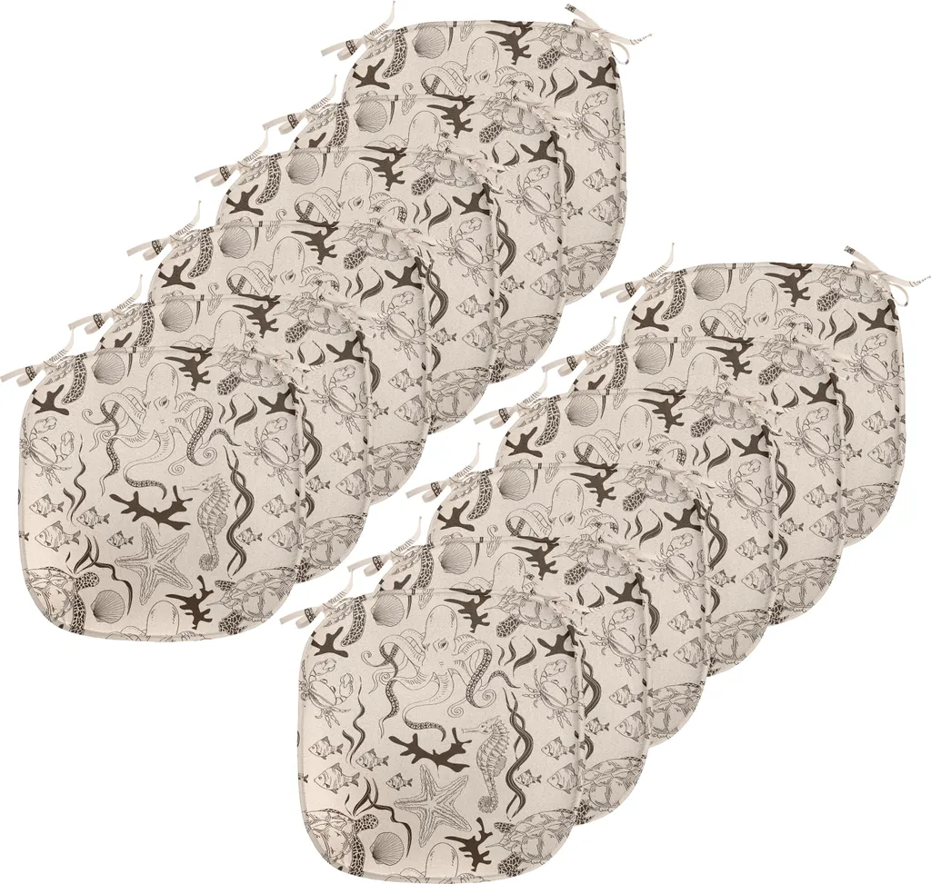 Set 12 Cuscini Coprisedia Lavabili ABAKUHAUS - Impermeabili 40x40cm