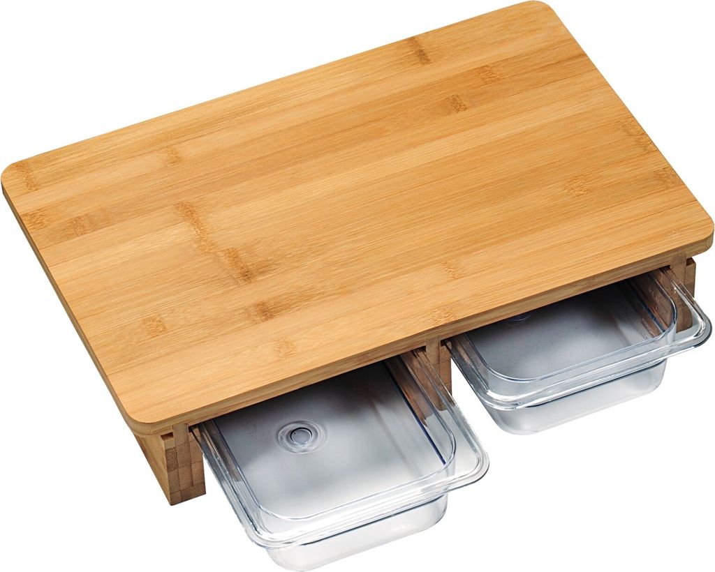 Kesper Schneidebrett, Bambus, braun/transparent, 41 x 8 x Produktbild 