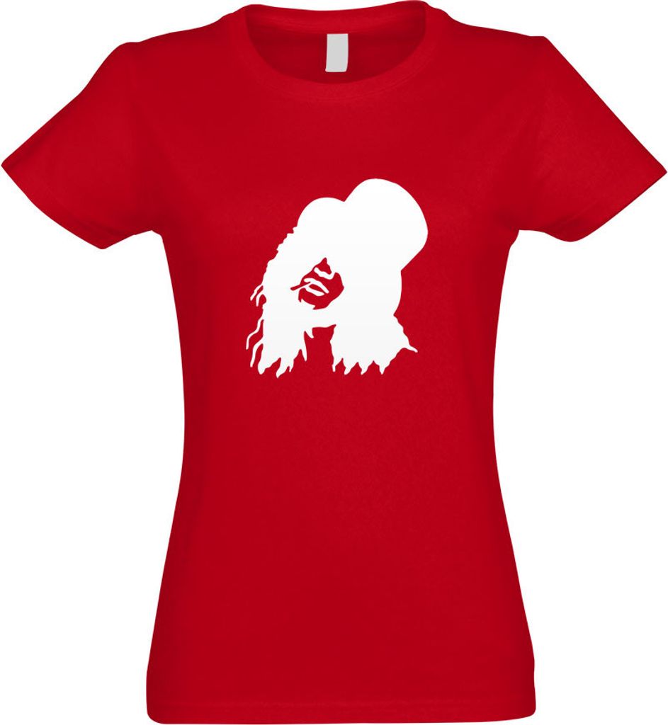 Kiwistar - T-Shirt tailliert - Damen - rot - Rockmusiker Rockband - mit Motiv Bedruckt - Funshirt Design - Sport - Freizeit - Damen - M