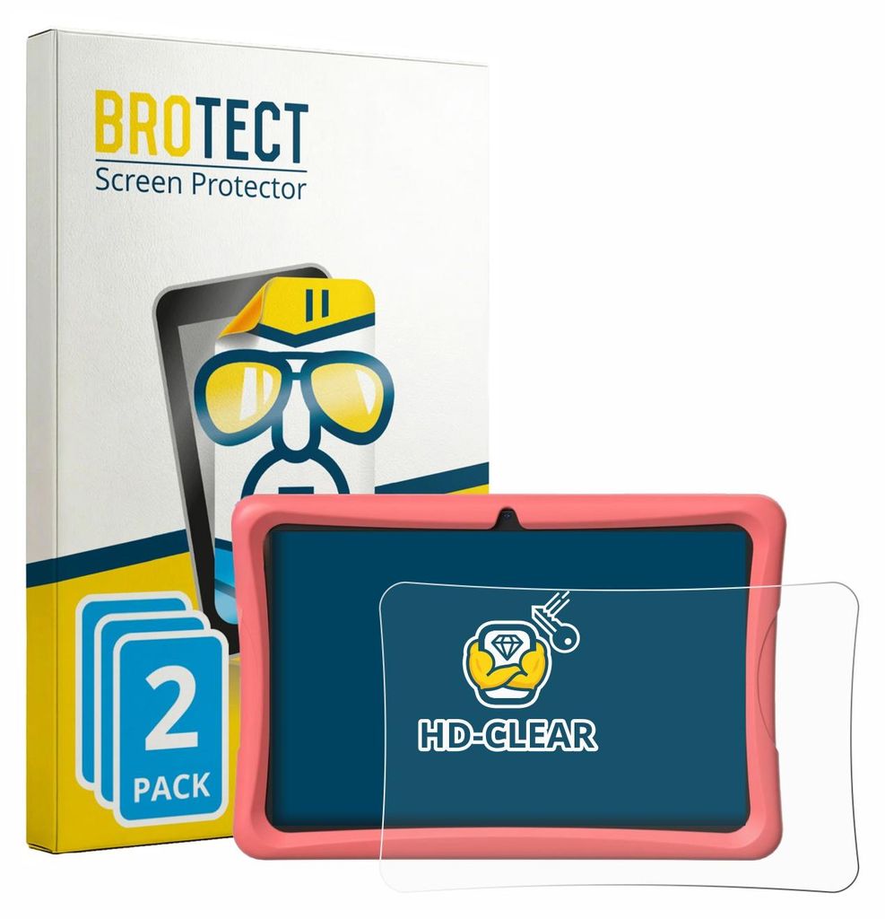 2x Für Tabwee K10 Schutzfolie BROTECT Displayschutz Display Produktbild 
