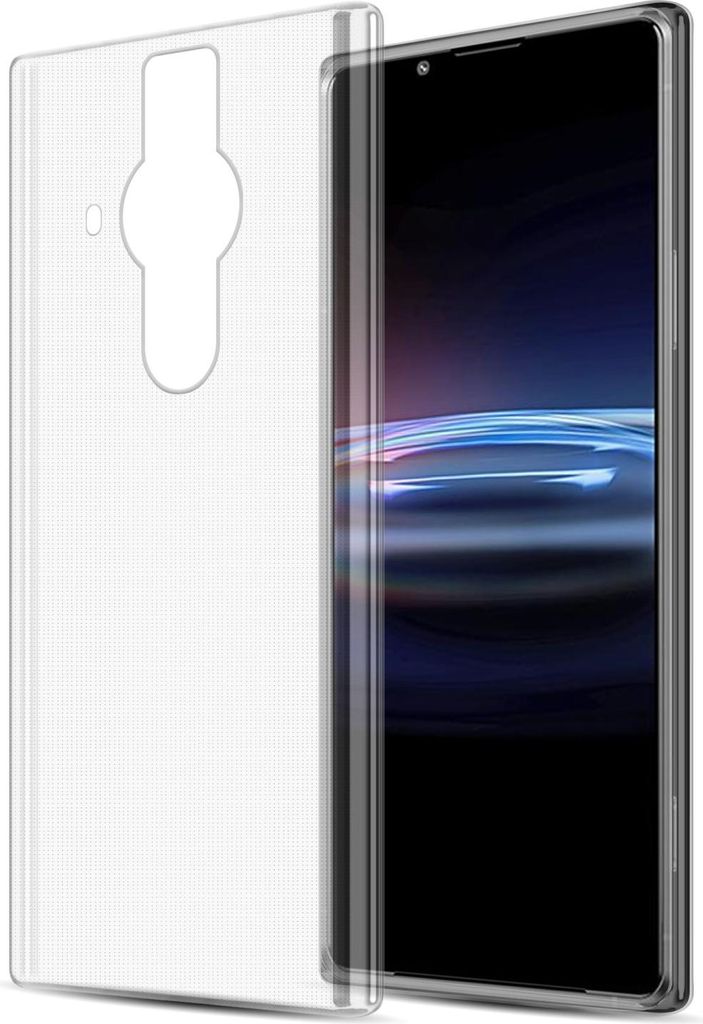 Cadorabo Hülle für Sony Xperia PRO-I Schutz Hülle in Transparent Schutzhülle TPU Silikon Cover Etui Case