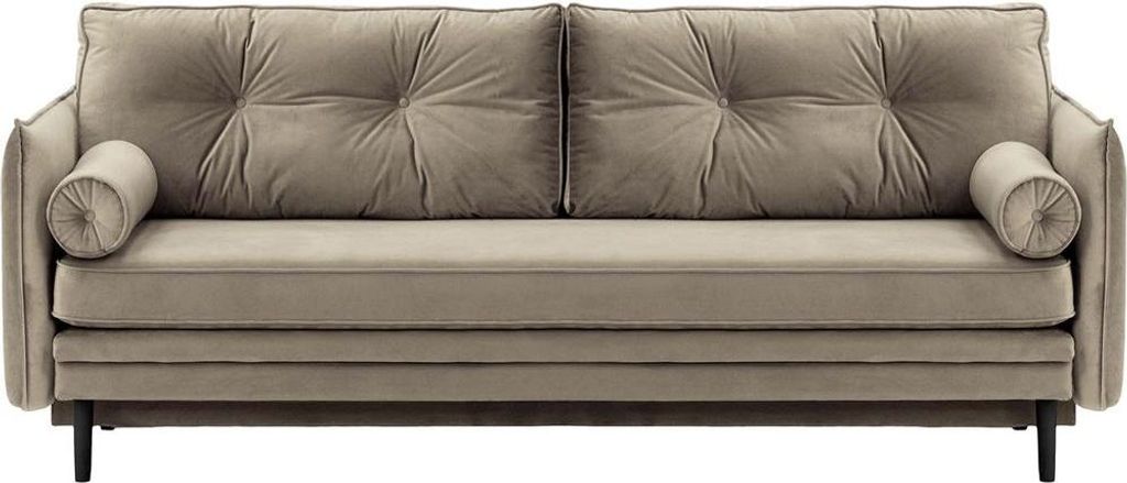Schlafsofa Darnet mit Stauraum-Velluto 17-black