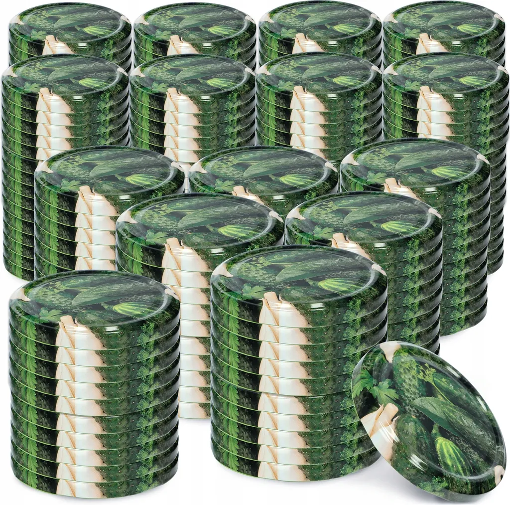 Stock 200 Capsule 82mm 6 Ganci KADAX Virbo - Metallo per Vetro