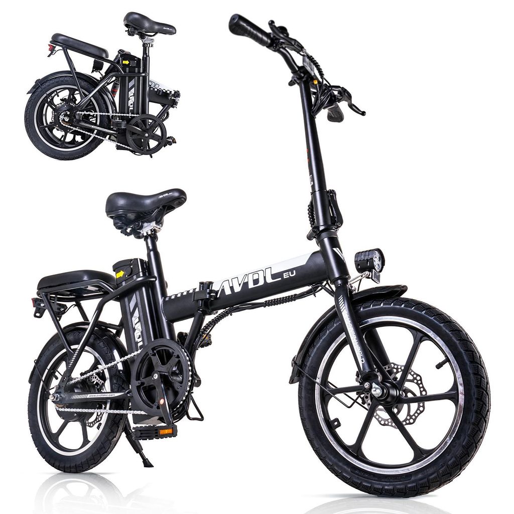 A10 Elektrické skládací kolo 16", 250 W motor, baterie 36 V Obrázek produktu 