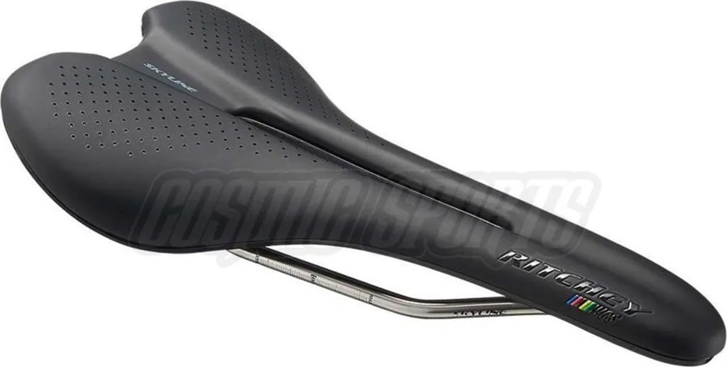 Selle Ritchey WCS Skyline V2 ergonomique avec rails acier noirs 7x7mm