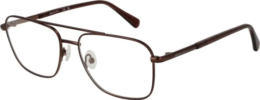 Gant GA3300 55036 monture de lunettes légère en métal gris brossé
