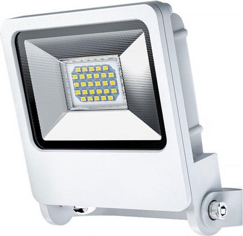 Osram Endura, Wandbeleuchtung für den Außenbereich, Weiß , Aluminium, IP65, Garage, 20W, Fluter, Flood Strahler