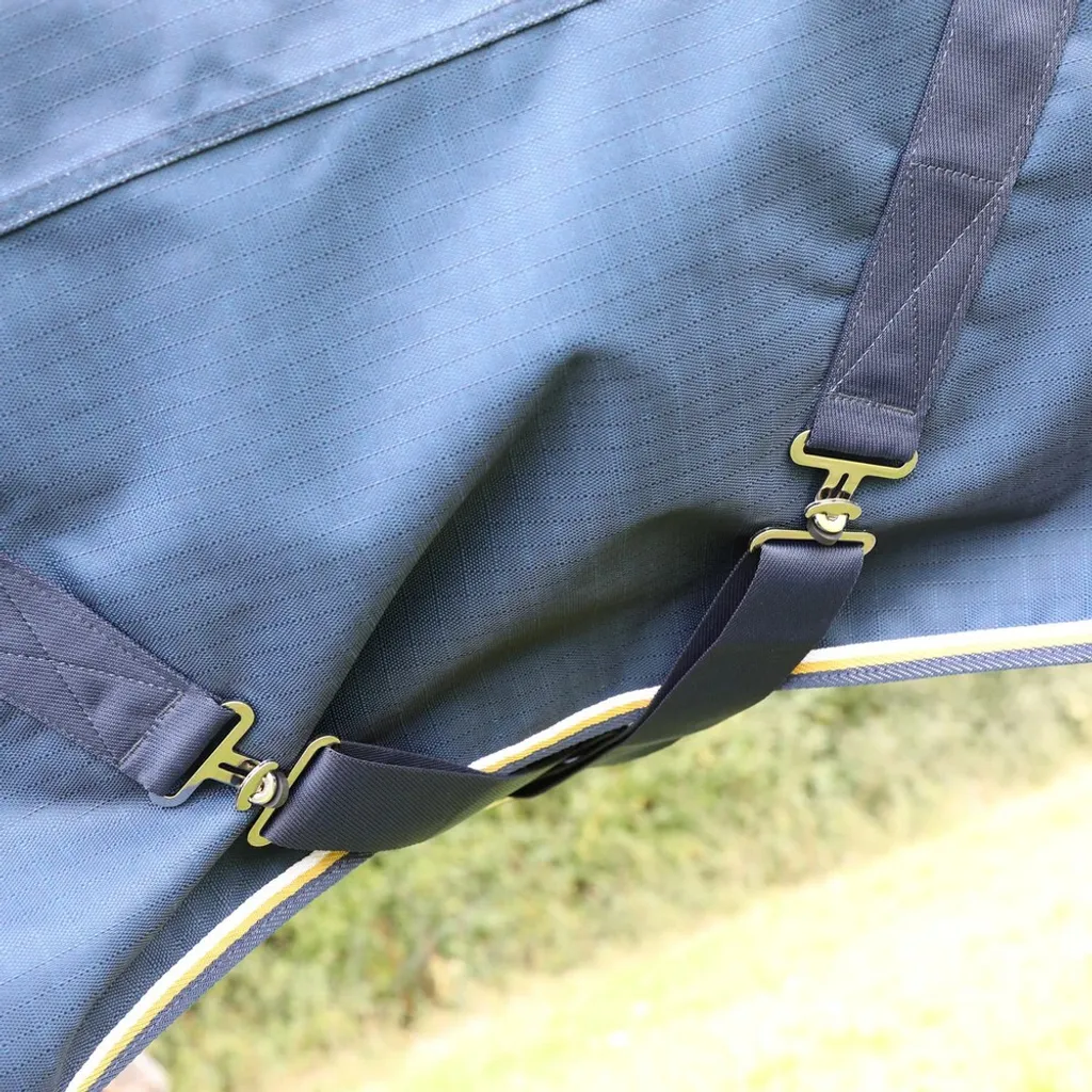 Highlander Plus ER1663 Coperta Leggera Cavallo 1200D Blu Navy - 4