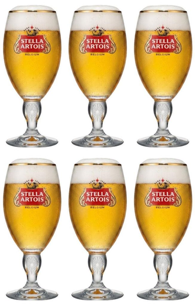 Stella Artois Bierglazen - Chalice - 330 ml - 6 stuks Productafbeelding 