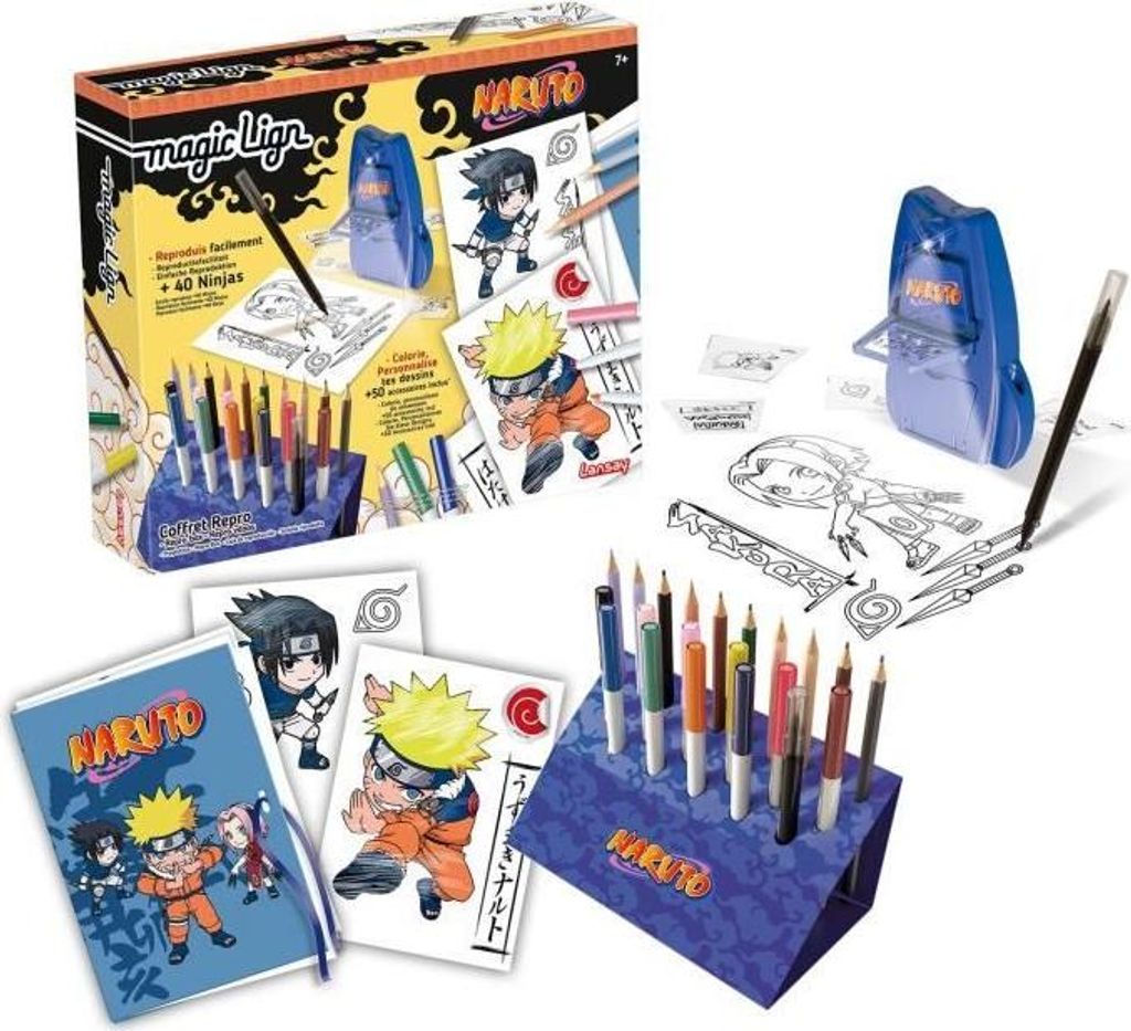 Zestaw do Rysowania Repro Naruto LANSAY, 100 Ilustracji, Od Zdjęcie produktu 