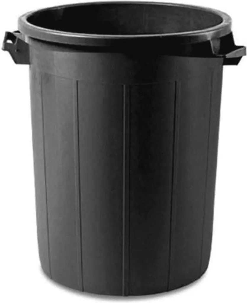 Poubelle de jardin 100L spacieuse - Plastique épais et haute capacité