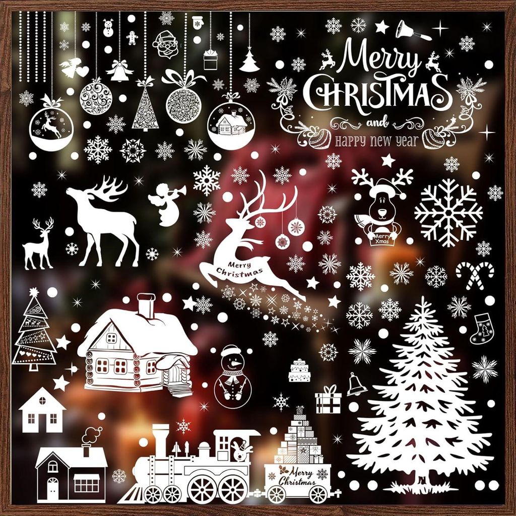 236 Stk Fensterbilder Weihnachten Selbstklebend, 9 Bl?tter Produktbild 