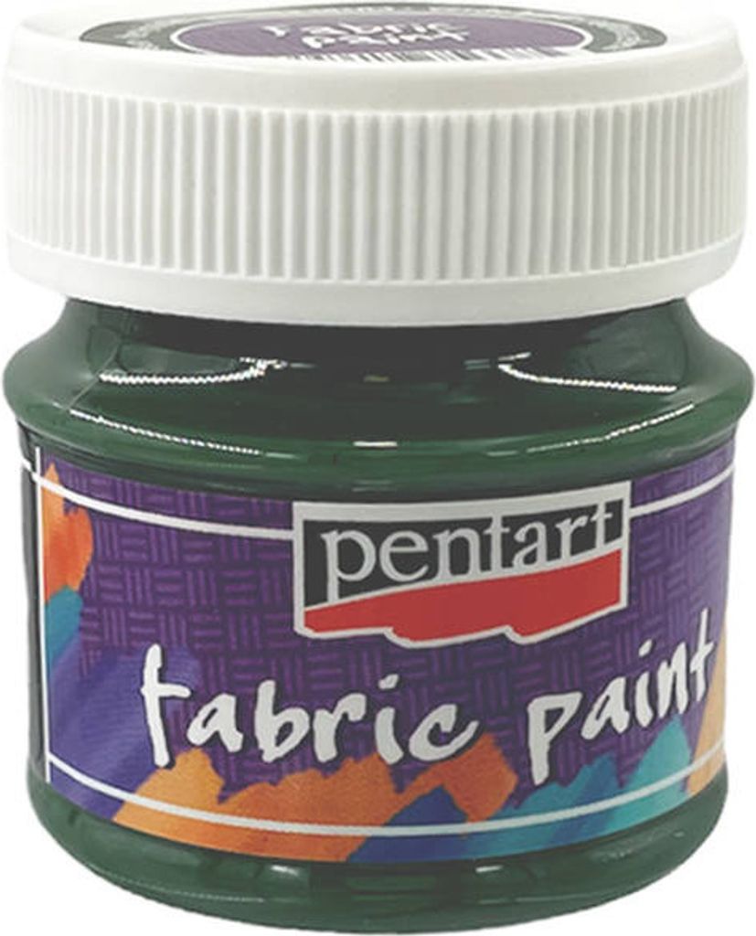 PENTART Stoffmalfarbe - Piniengrün 50 ml