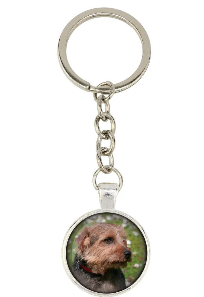 Ricordo Norfolk Terrier: Portachiavi Artigianale Art-Dog con Foto