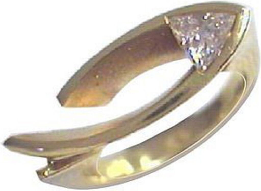 Ring 53 - Gelbgold 750 - Diamant Triangel 0,32ct