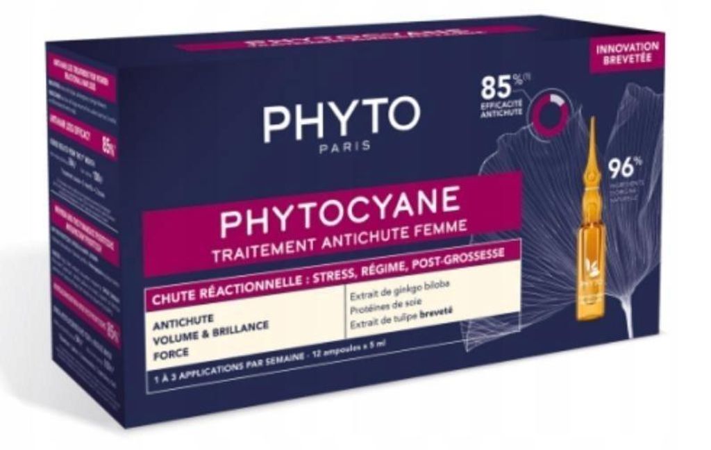 Phyto Phytocyane Haarwuchs-Pflege für Frauen, 12 x 5 ml Produktbild 