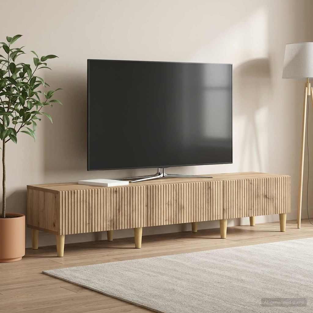 vidaXL TV-Schränk 147 x 34,5 x 30 cm Artisan-Eiche Produktbild 