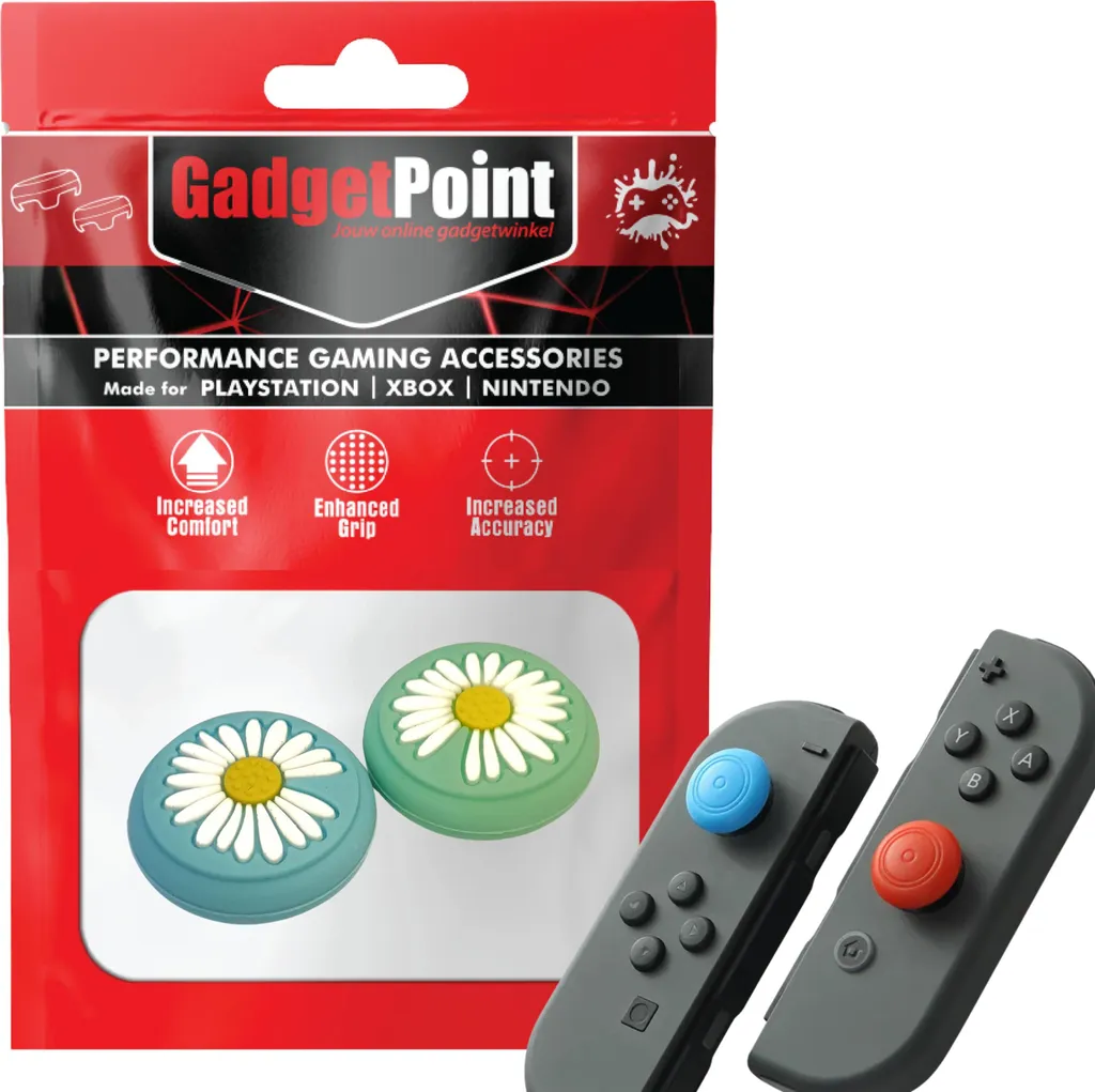 Thumb Grips Switch Performance - Cappucci Joystick Fiori Blu Verde