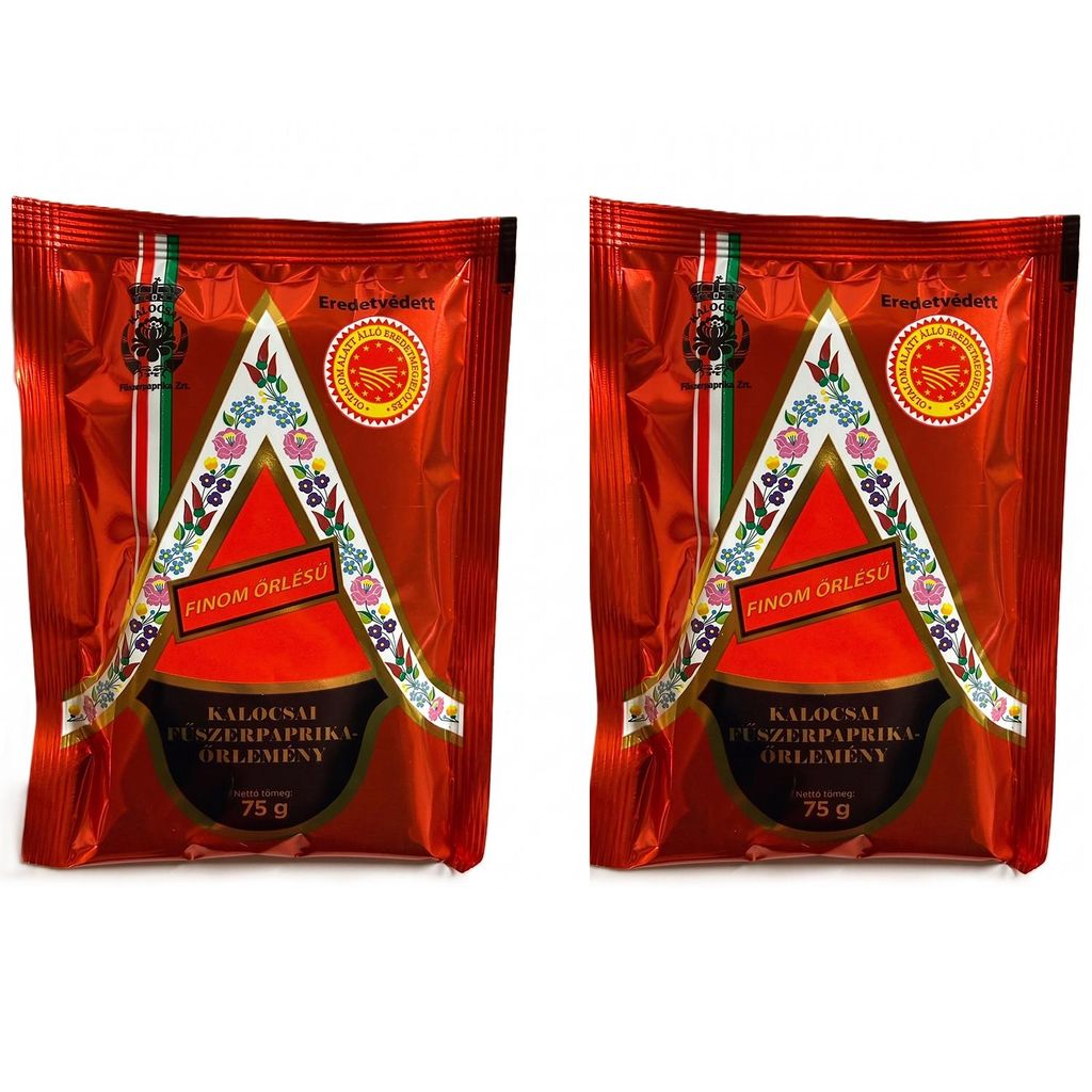 2 x 75g Kalocsai Paprikapulver Edelsüß (g.U.) – Fein Produktbild 