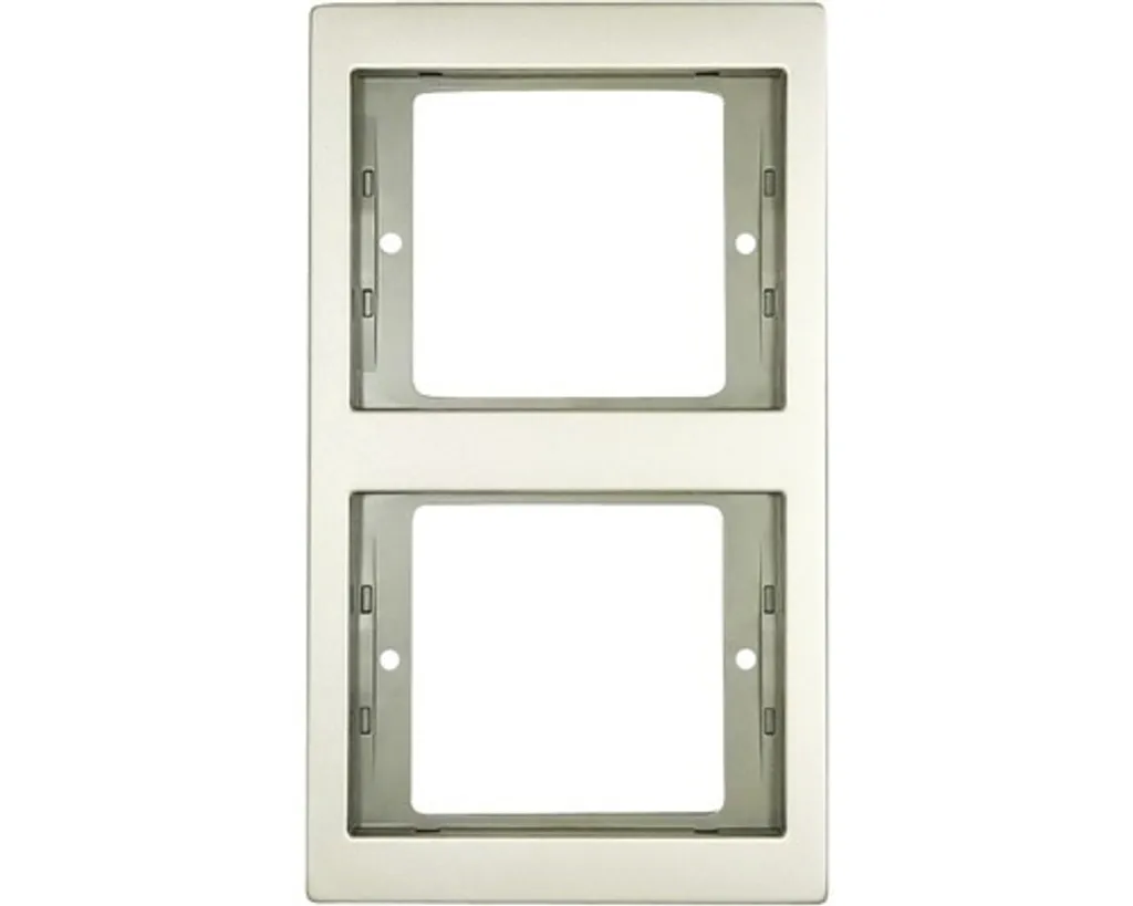 Support mural double vertical inox 13237004 pour affichage élégant