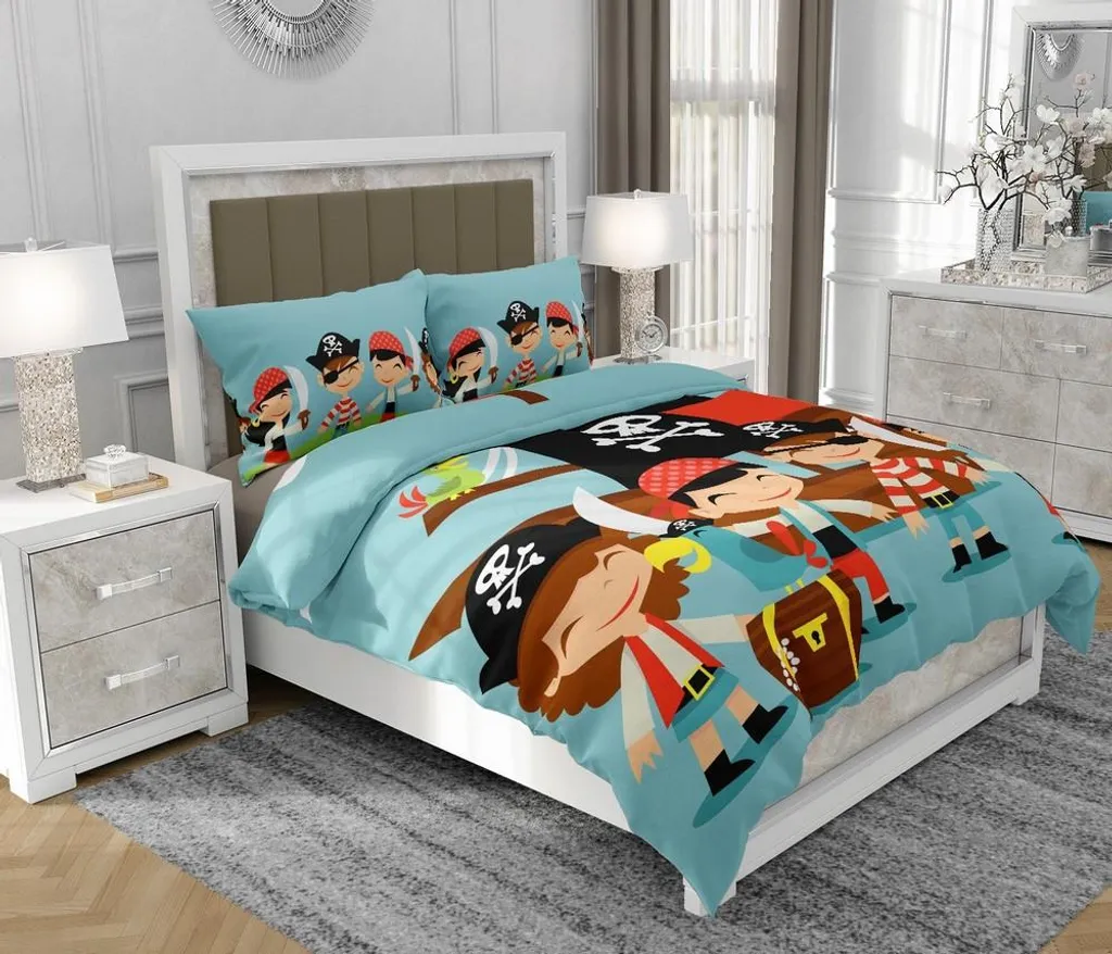 Set Letto Bambini 140x200 100% Cotone SOVIO - Morbidezza per il riposo