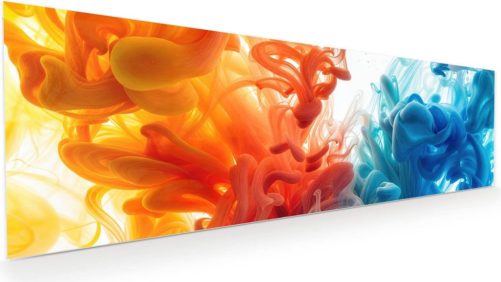 Glasbild 120x40cm in XXL für Wohnzimmer, Schlafzimmer Motiv Produktbild 