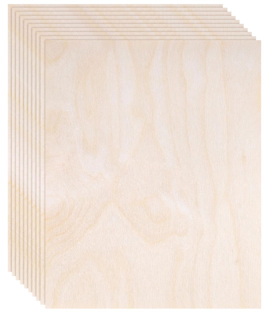 Creative Deco 10 x A4 multiplex plaat 3 mm, 300 x 210 mm Productafbeelding 