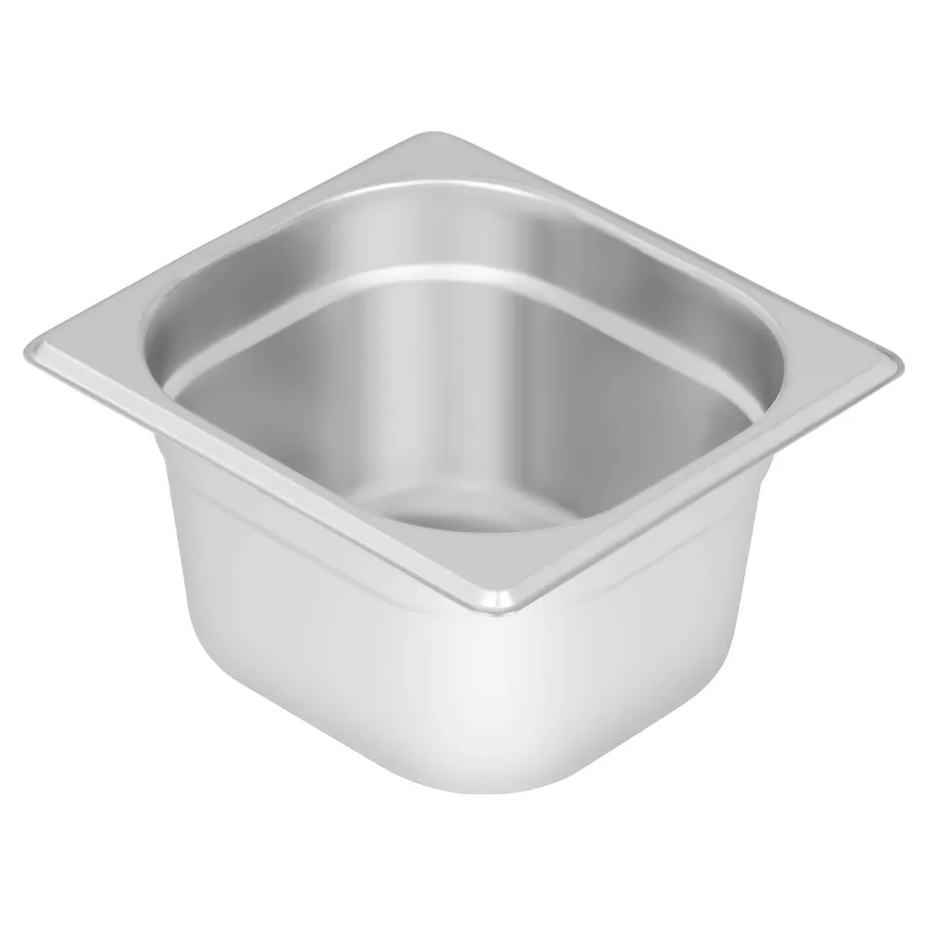 Bac Inox GN 1/6 pour Buffet et Bain-Marie - Récipient Pro de 100 mm