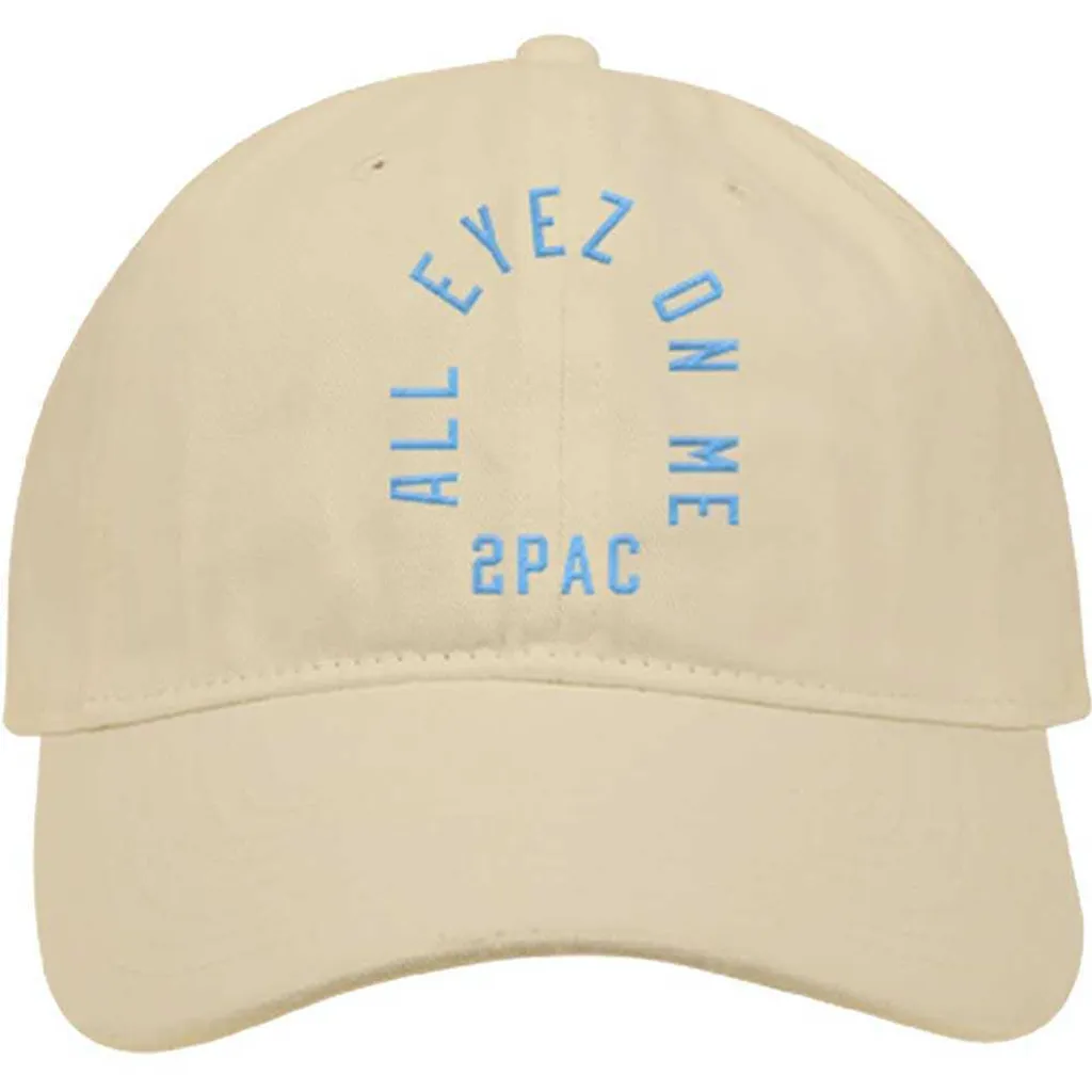 Casquette de baseball unisexe Tupac All Eyez On Me ajustable et noire