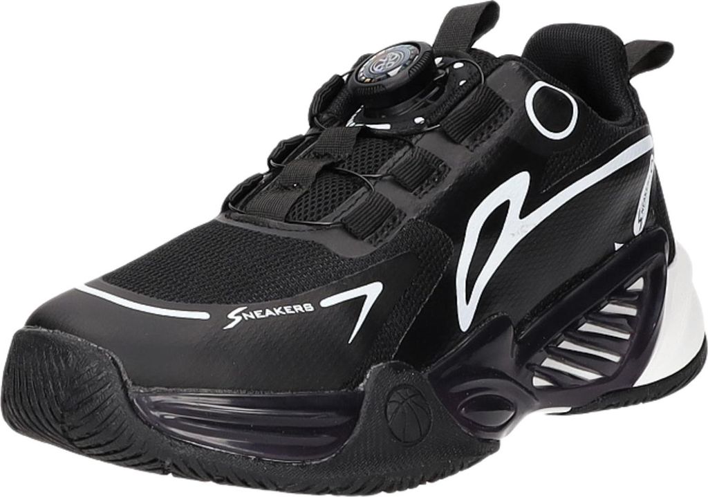Sneakers Kinder-Jungen Sneaker Schwarz-Weiß, Farbe:schwarz, EU Größe:35