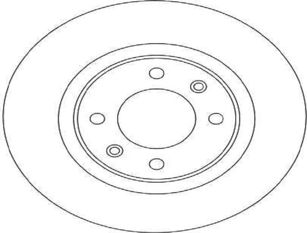 TRW Bremsscheiben (2 Stück) Hinterachse DF4215