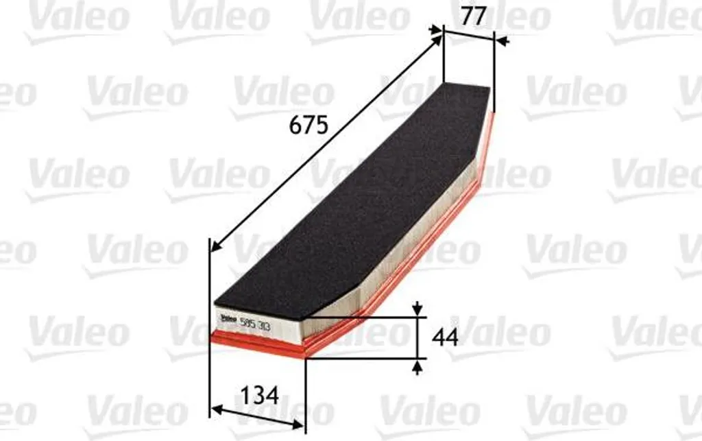 Filtre à air Valeo 585313 haute efficacité OE 13713428558 pour X3
