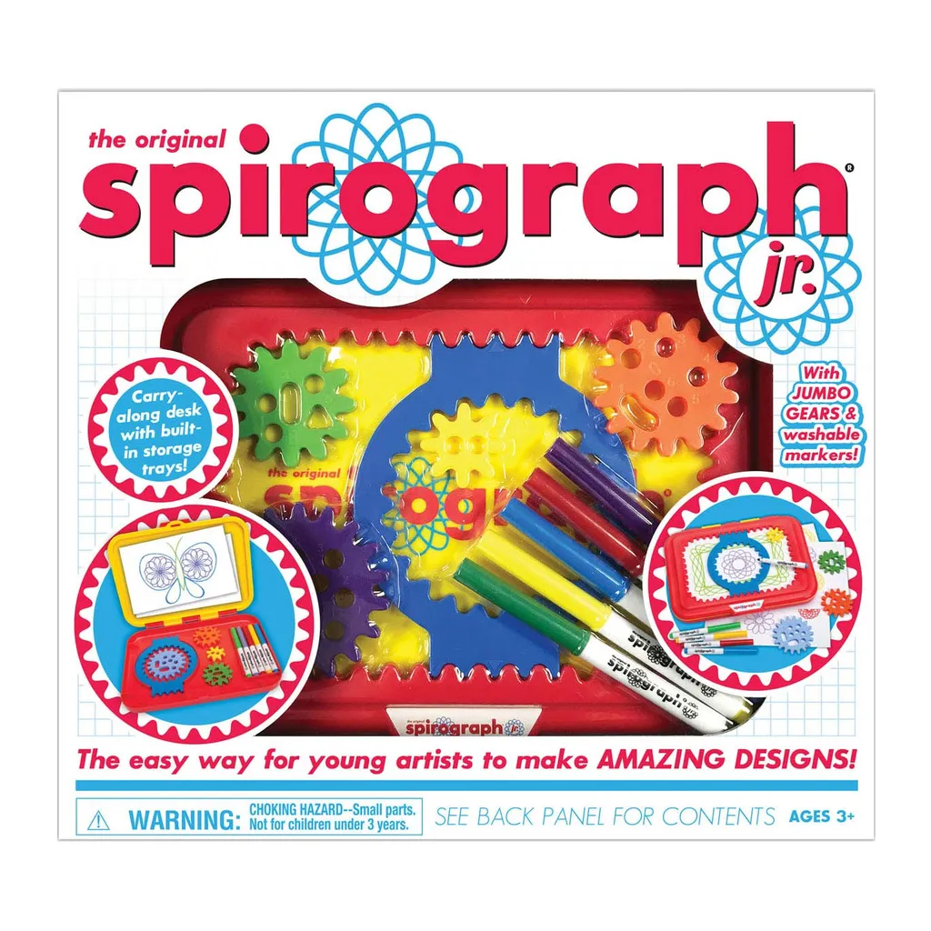 Kit de dessin Spirographe Junior pour enfant avec mallette de transport