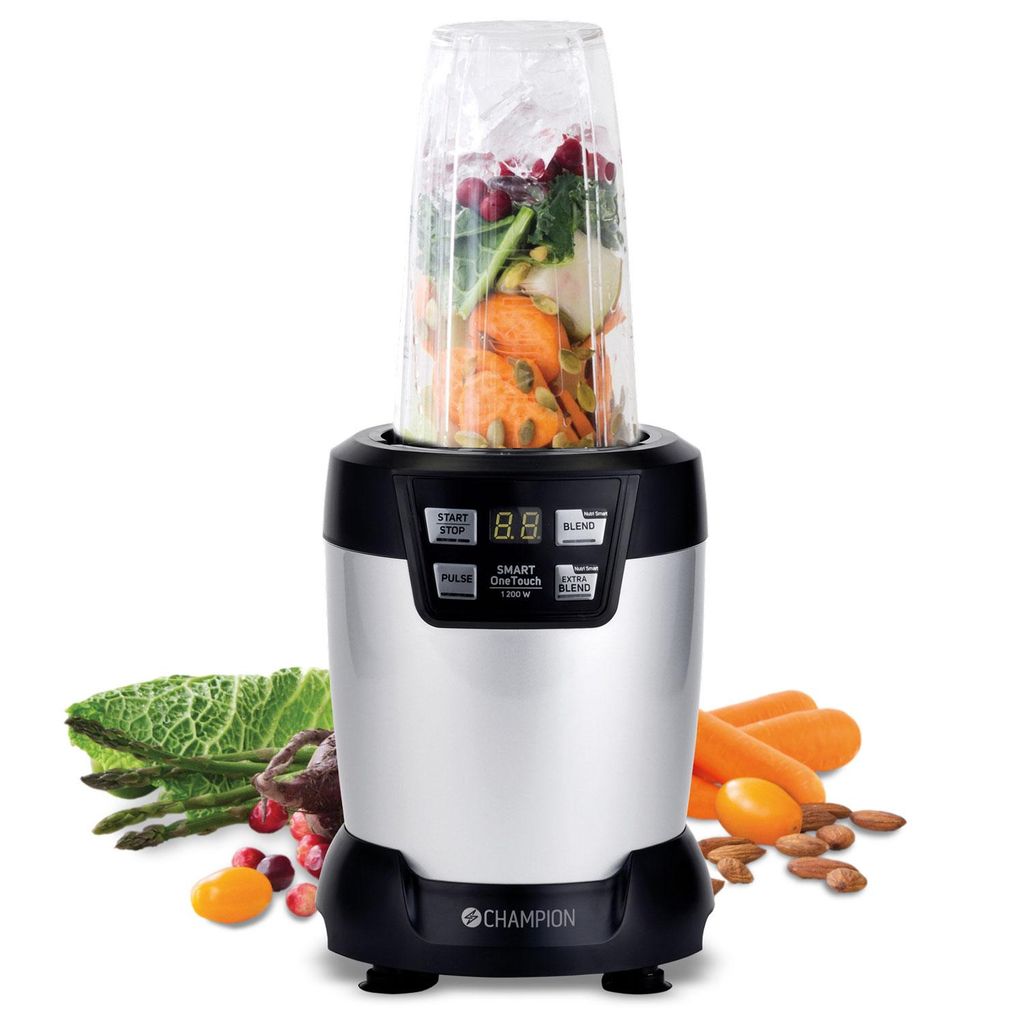 Nutrition Blender Pro Digital 1200W NB500 Schwarz/Silber