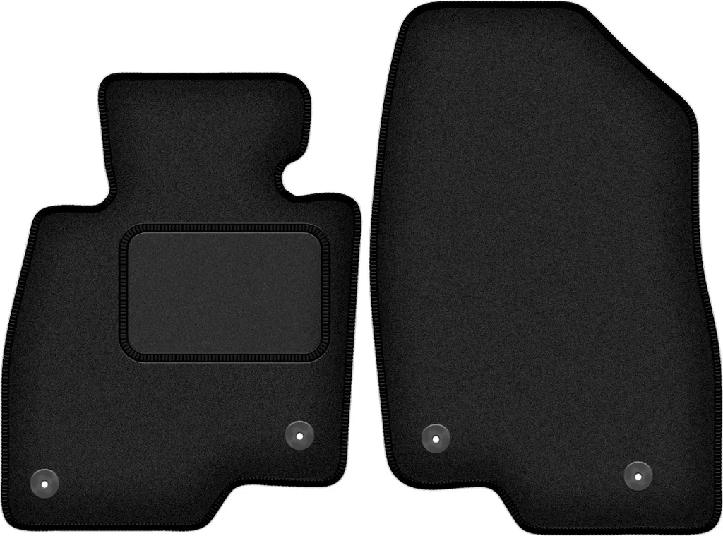 Set 2 Tappetini Anteriori Mazda 6 2012+ GJ Wagon Velluto Nero Robusto
