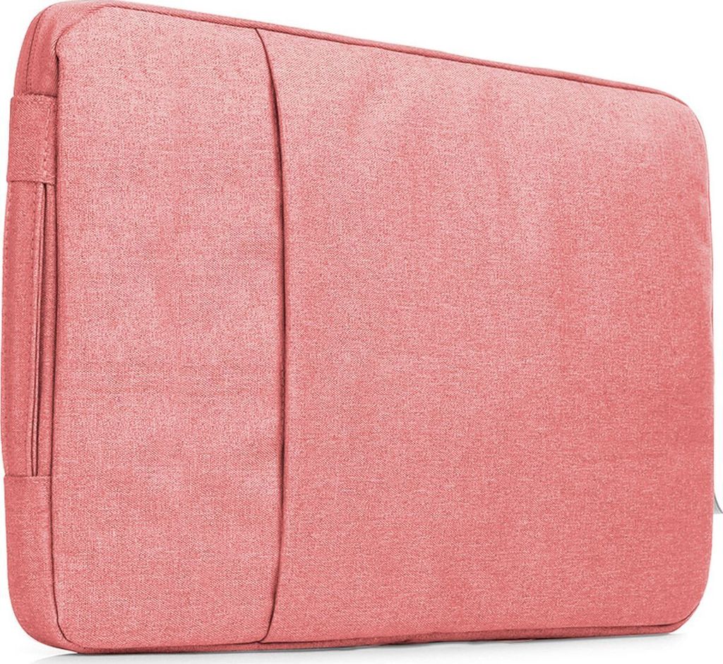 Mobigear Denim Zipper Laptop Sleeve 13 - 14 Zoll Laptop Hülle - Magenta