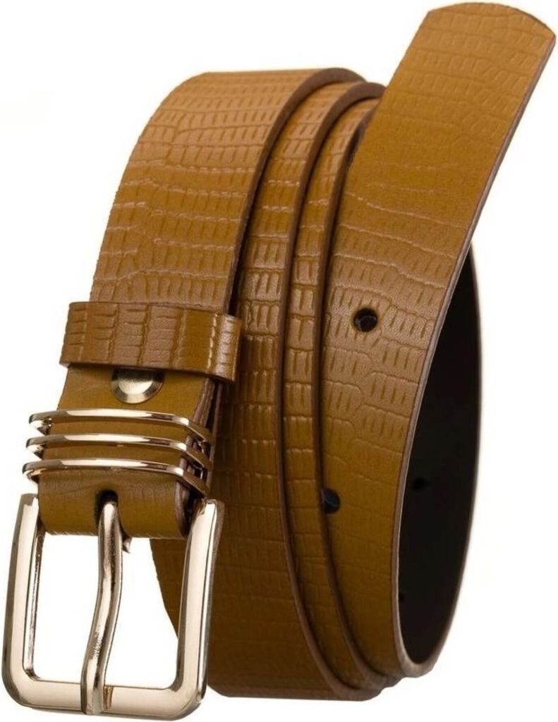 Rovicky | Original Damen Ledergürtel, Schlangenhautmuster - 90 cm