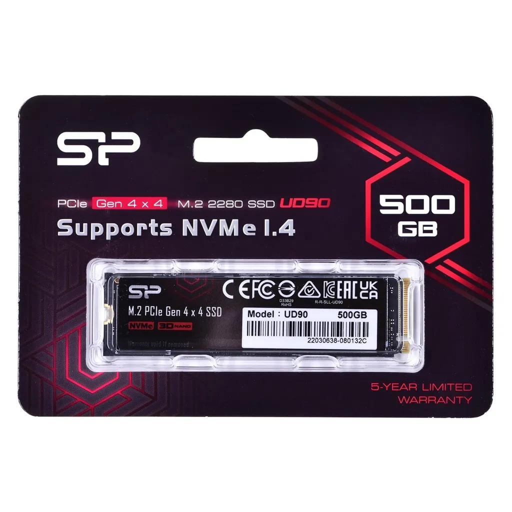 SSD 500 Go M.2 NVMe UD90 Idéal pour Booster la Rapidité de votre Laptop