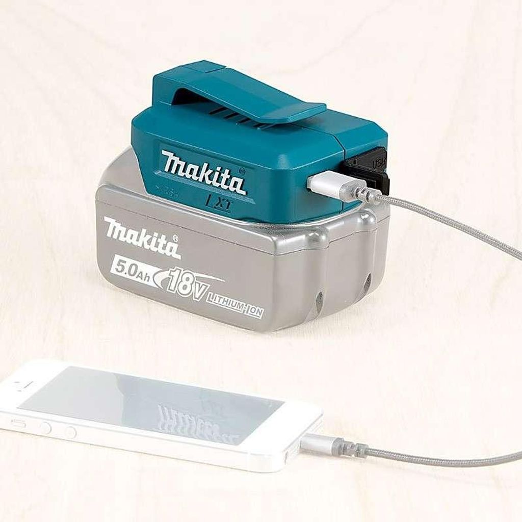 Adaptateur d'alimentation USB MAKITA DECADP05 Li-ion 18 V Image du produit 