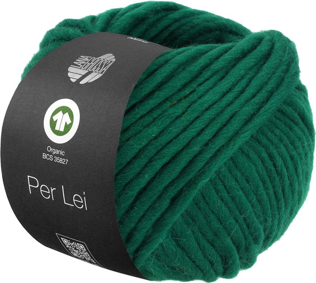 Lana Grossa Per Lei GOTS 005 Blaugrün 50g Produktbild 