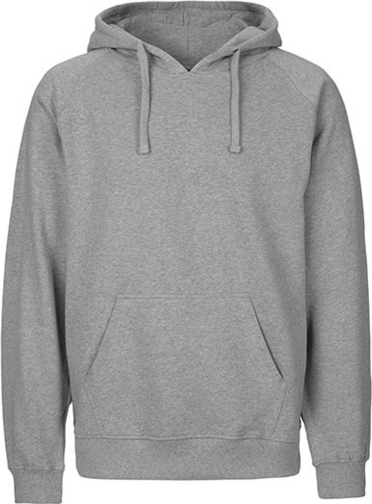 Neutral O63101 | Herren Hoodie / Kaputzenpulli / 100% Fairtrade-Baumwolle - Farbe: Sports Grey - Größe: 3XL
