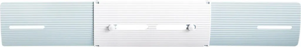 Guide d'air pour climatisation murale ajustable avec ailette de sortie